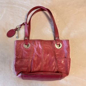 Fossil purse shoulder bag pink excellent condition